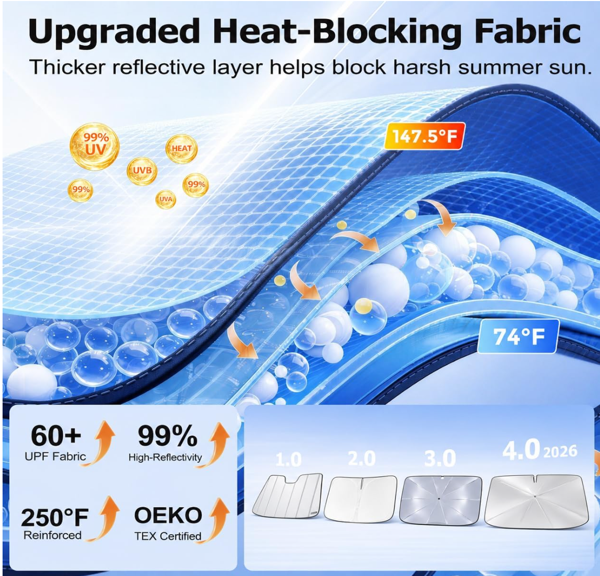 Car Windshield Sun Shade Umbrella
