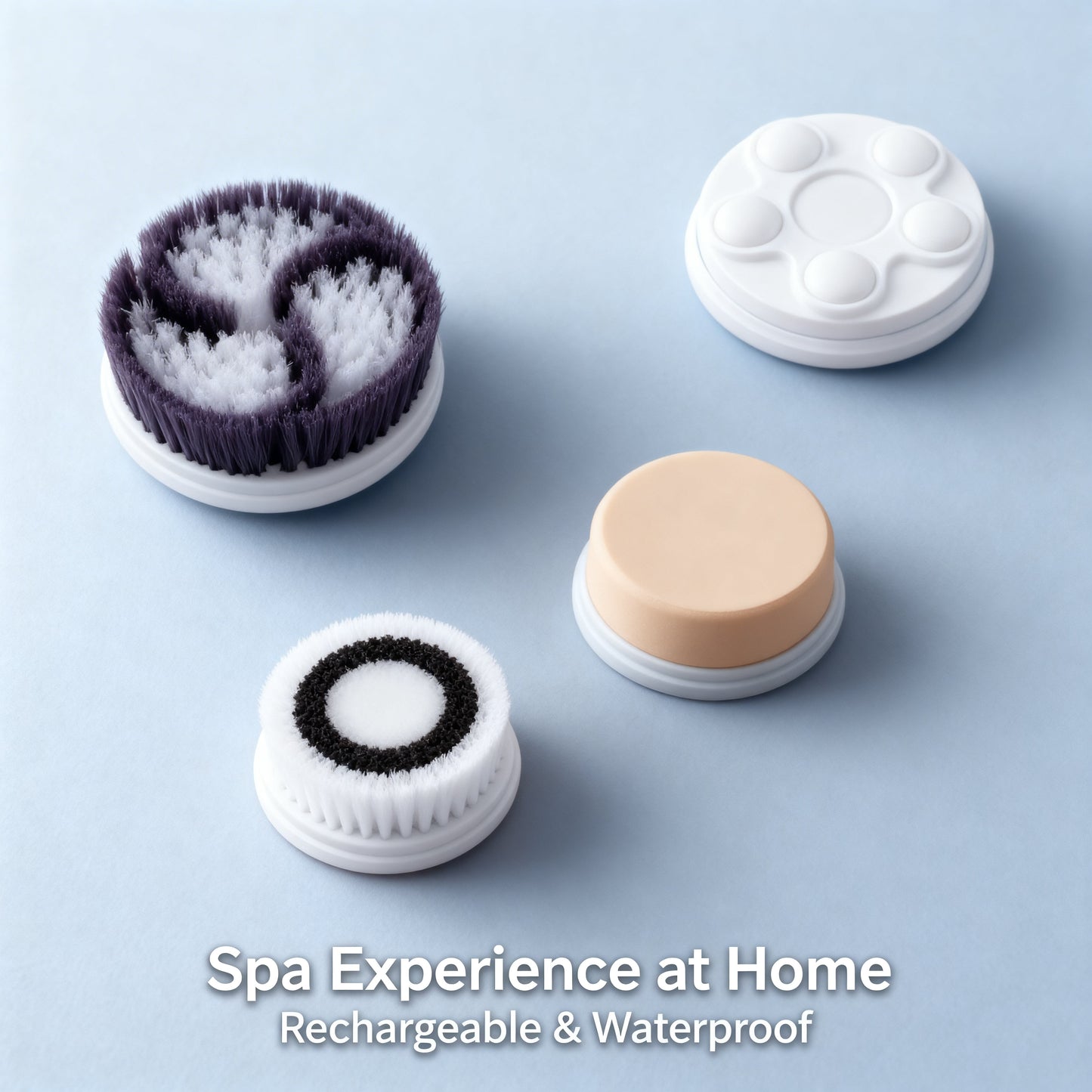 4 In 1 Electric Facial Cleansing Brush & Massager