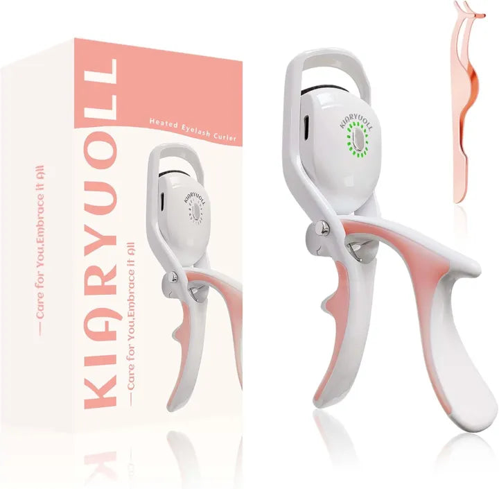 Portable Rechargeable Electric Eyelash Curler Heated Lash Styling Tool for Long Lasting Curling