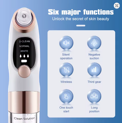 Super Micro Bubble Facial Cleansing Device & Blackhead Remover