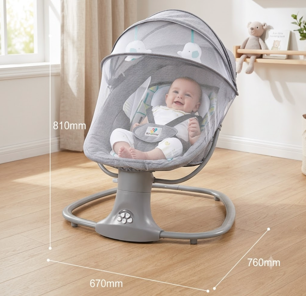 Mastela 3 in 1 Multifunctional Bassinet Swing