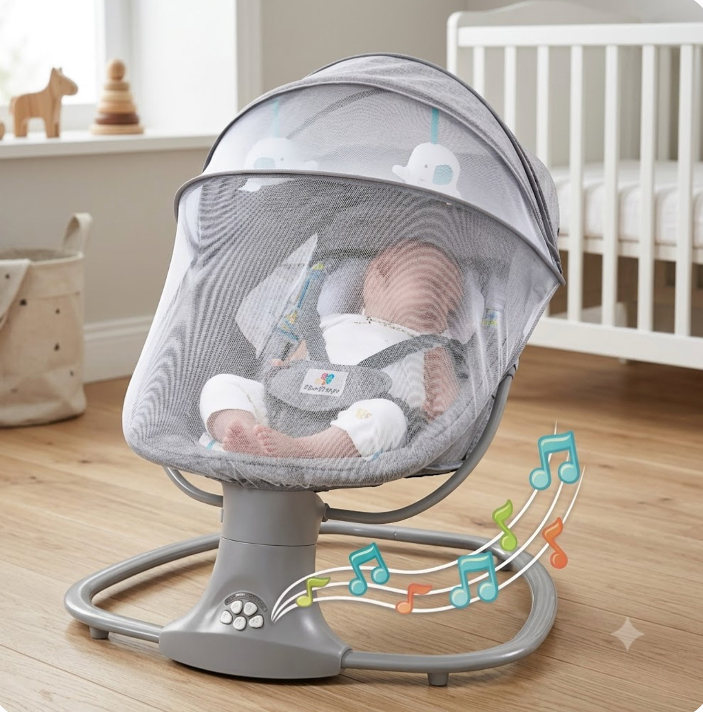 Mastela 3 in 1 Multifunctional Bassinet Swing