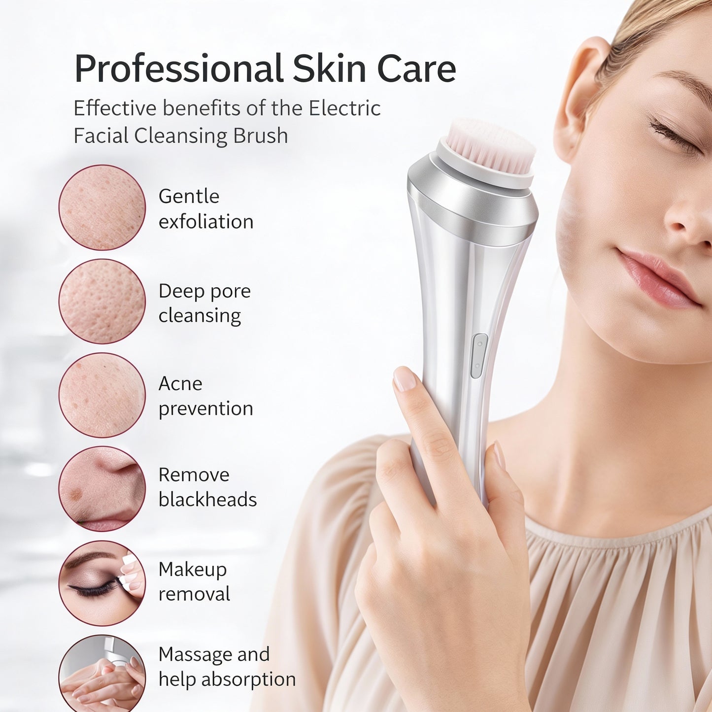 Electric Face Cleansing Brush