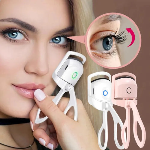 Portable Rechargeable Electric Eyelash Curler Heated Lash Styling Tool for Long Lasting Curling